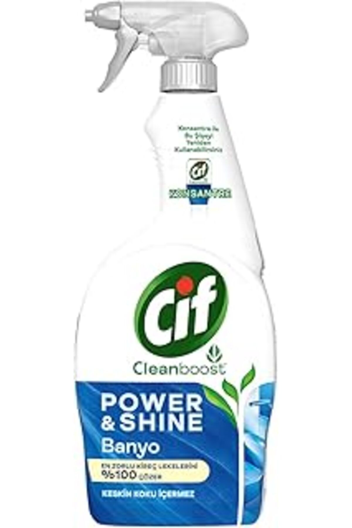Pazarcan Cif Power Shine Cleanboost Sprey Temizleyici Banyo İçin Temizleyici Ve Kireç Çözücü 750 Ml