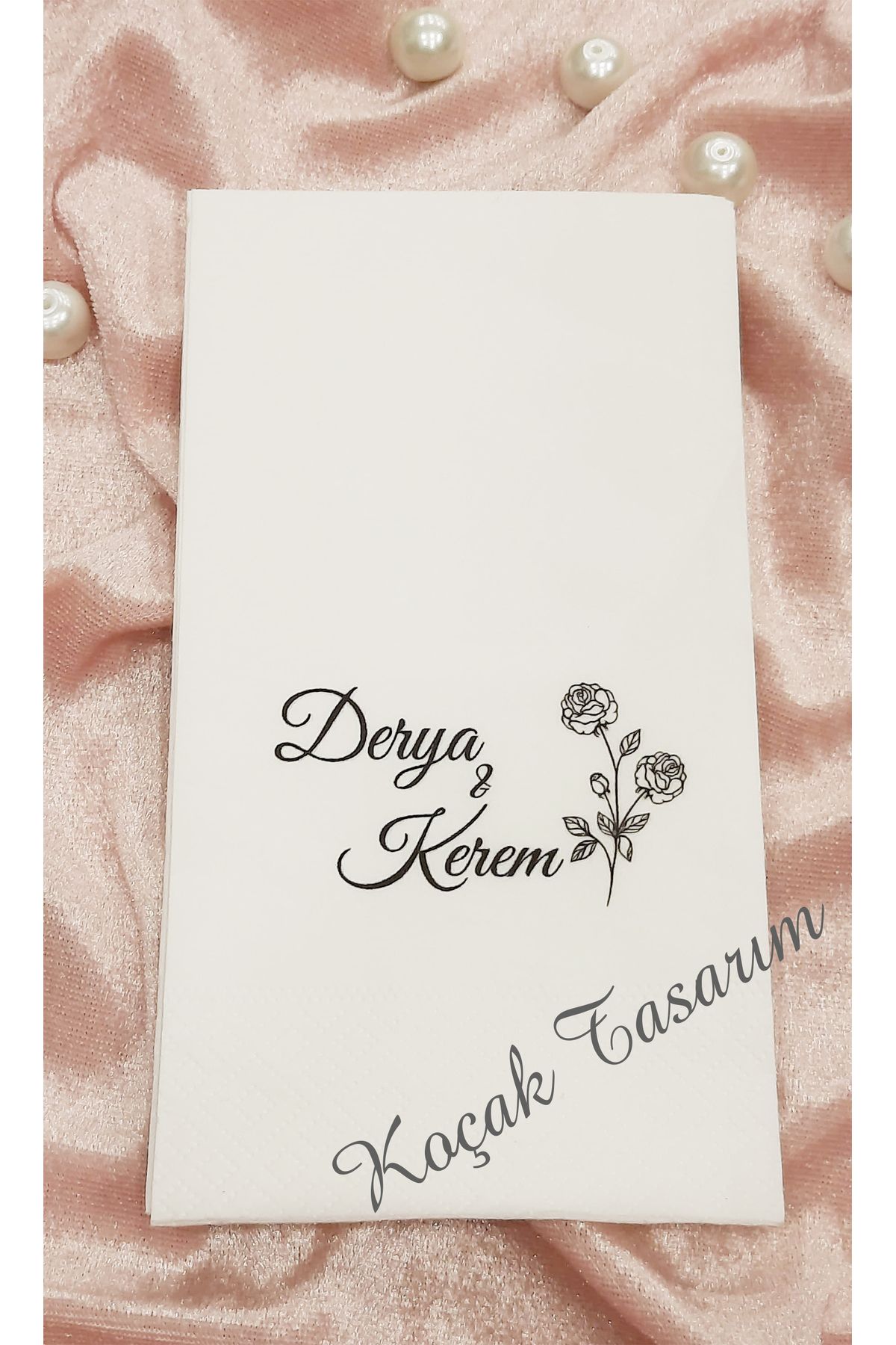 Koçak Tasarım DÜĞÜN NİŞAN ÖZEL PEÇETE (PÇT003)