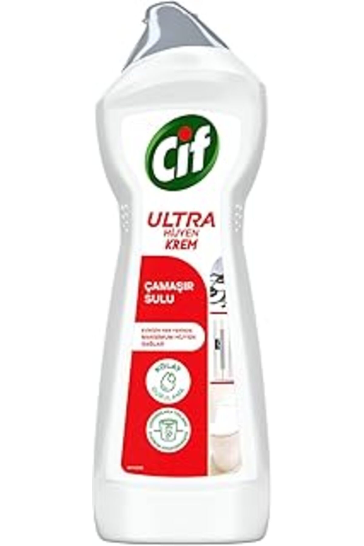 Pazarcan Cif Ultra Hijyen Krem Yüzey Temizleyici Çamaşır Sulu Katkılı Leke Çıkarıcı Yağ Çözücü 675 Ml