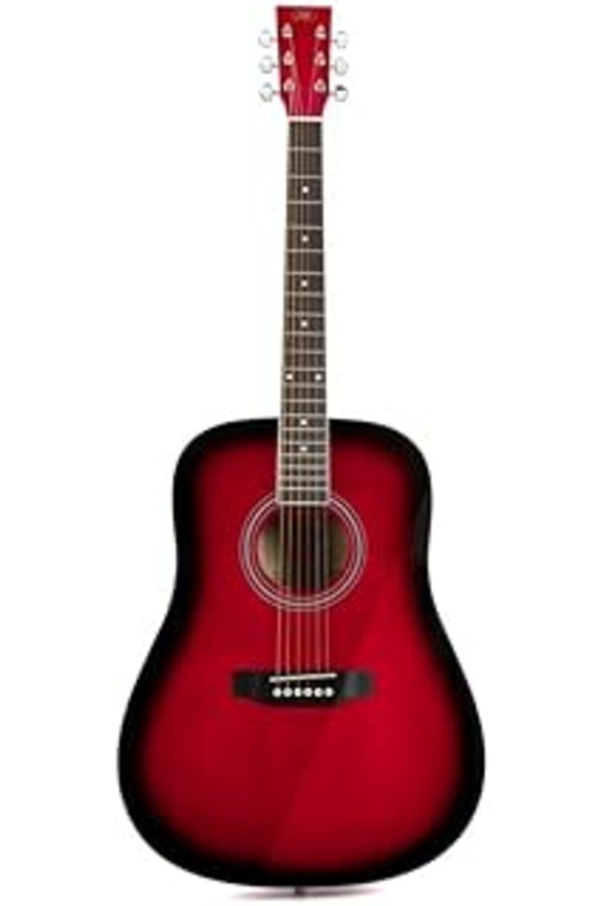 Pazarcan Sx Sd104Rds Akustik Gitar (Kırmızı)