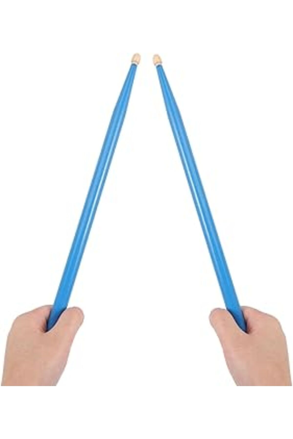 Pazarcan Chroma Baget Mavi - Davul - Bateri Bageti Drumsticks 5A Pürüzsüz Yüzey