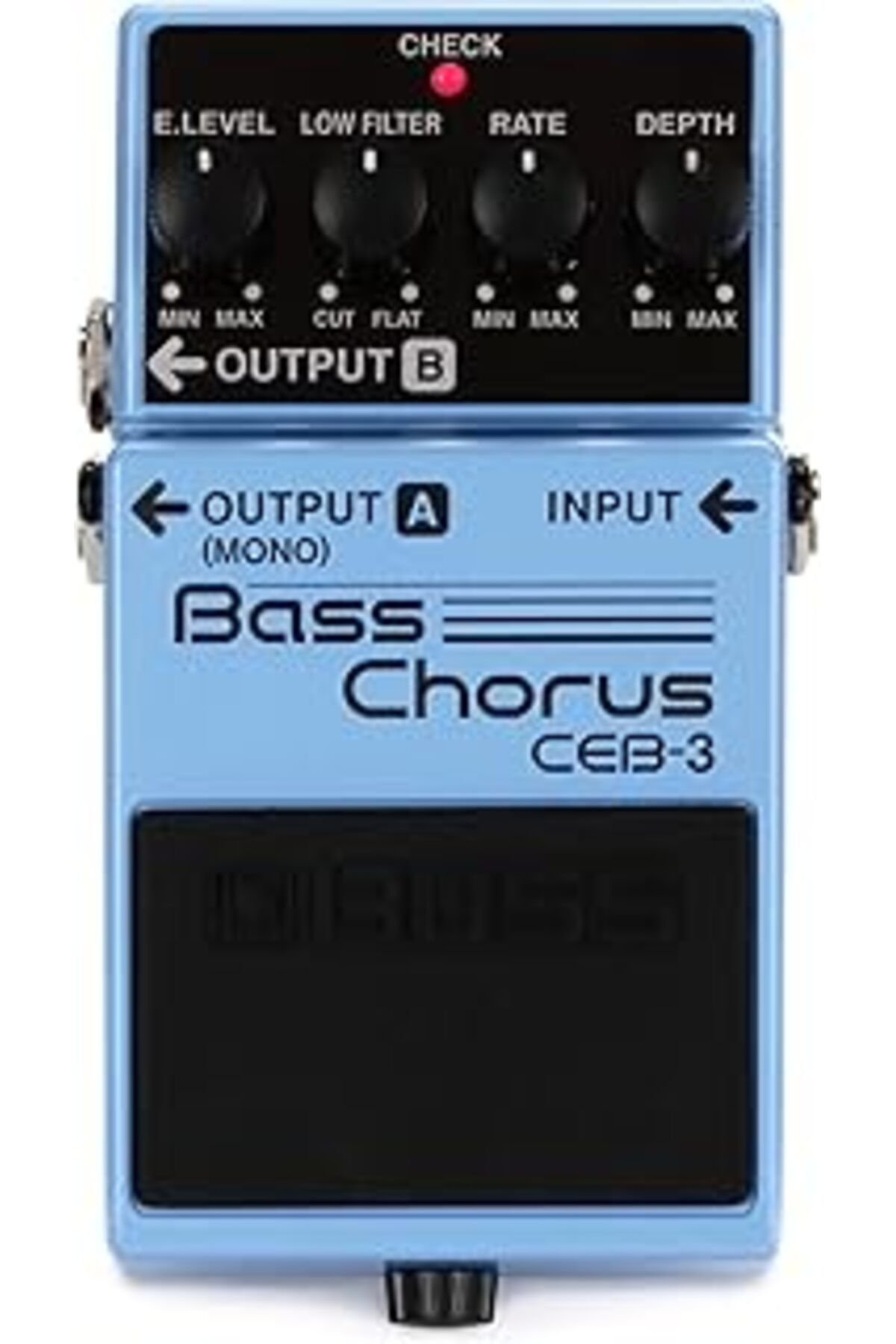Pazarcan Boss Ceb-3 Bass Chorus Pedal, Chorus Kompakt Pedal, Entegre Crossover Ile