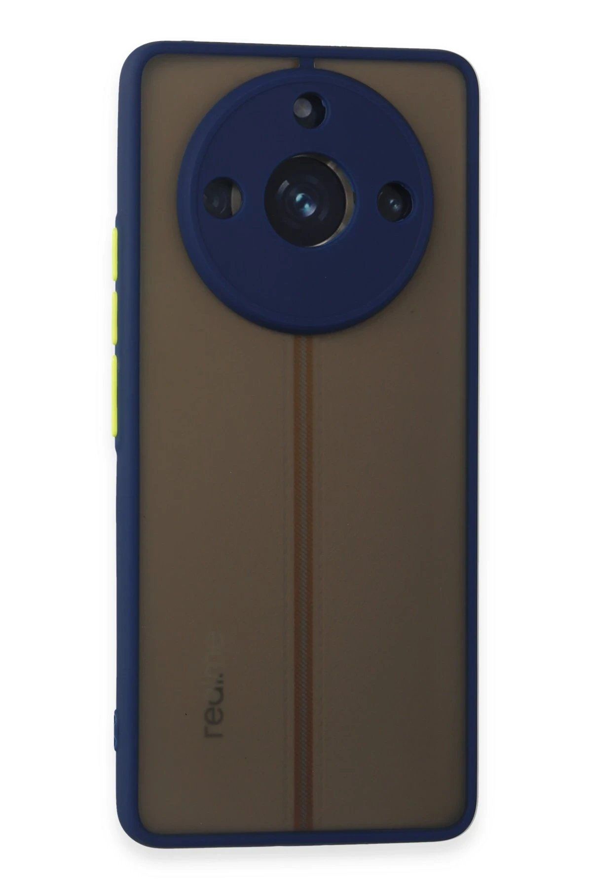 Toptan Bulurum Realme 11 Pro Kılıf Montreal Silikon Kapak - Lacivert