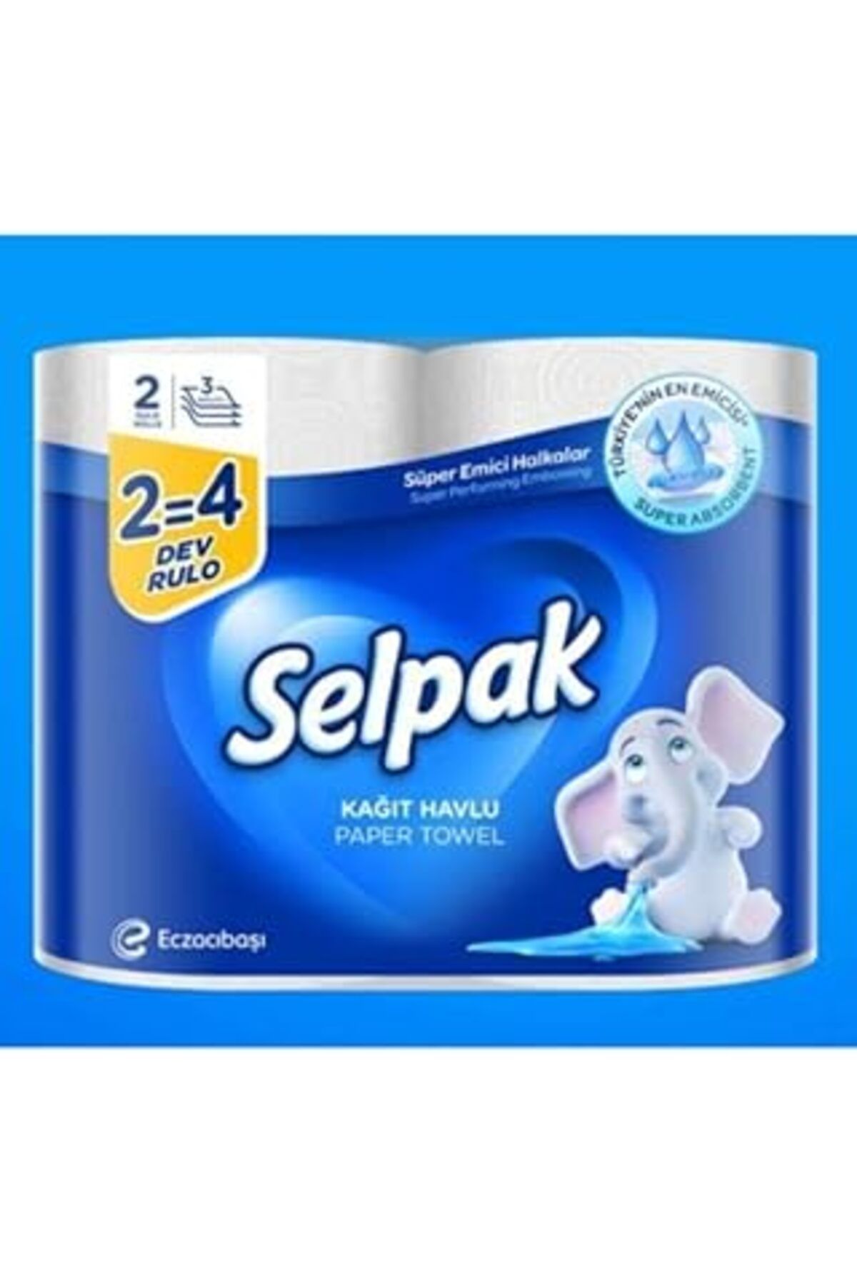 Pazarcan Kağıt Havlu Dev Rulo 2=4