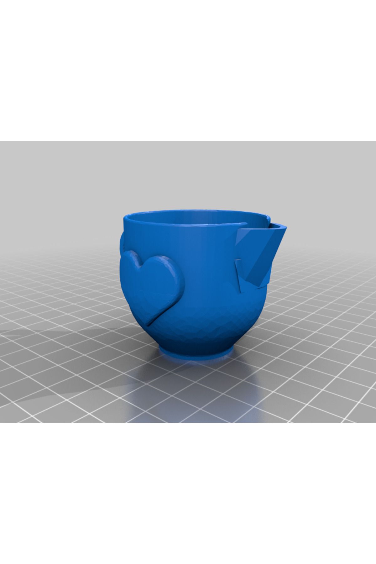 talaşoğlu Heart Creamer & Sugar Bowl