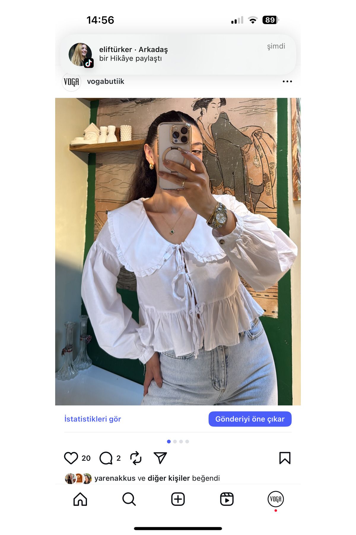 Voga Butik Kadın Bebe Yaka Önü Bağlamalı Pinterest Gömlek