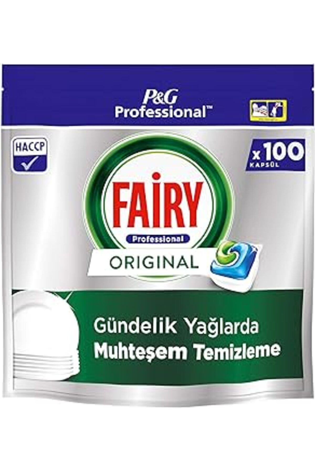 Pazarcan Fairy Professional Bulaşık Makinesi Deterjanı Kapsülü 100 Yıkama
