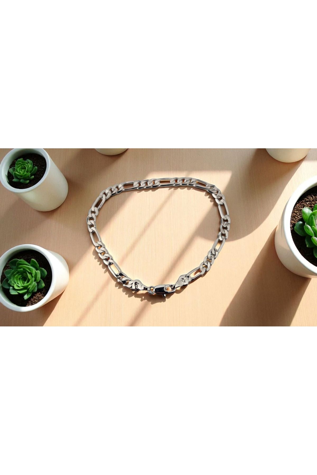 Erkçe Takı Xuping 1. Kalite Klasik Zincir Bileklik Silver