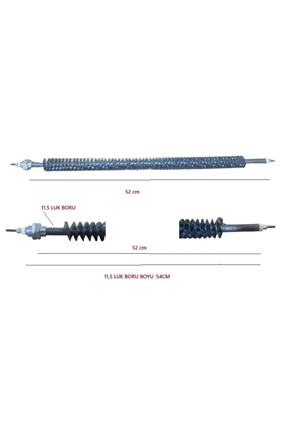 Universal SERPANTİN REZİSTANS DÜZ 52CM Q:11,5 1000W (DEMİRE DEMİR)
