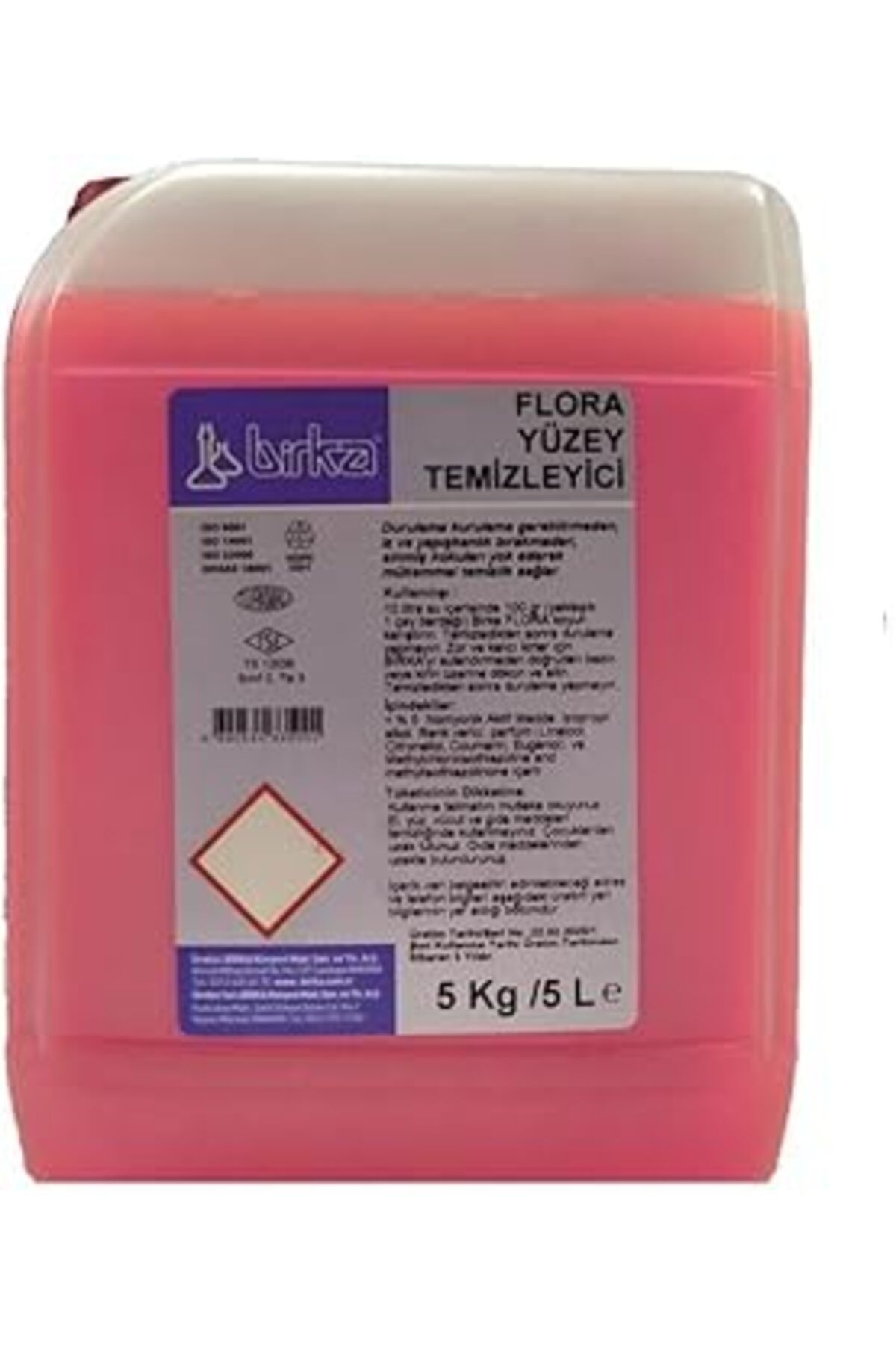 Pazarcan Birka Flora Yüzey Temizleyici 5 Kg.