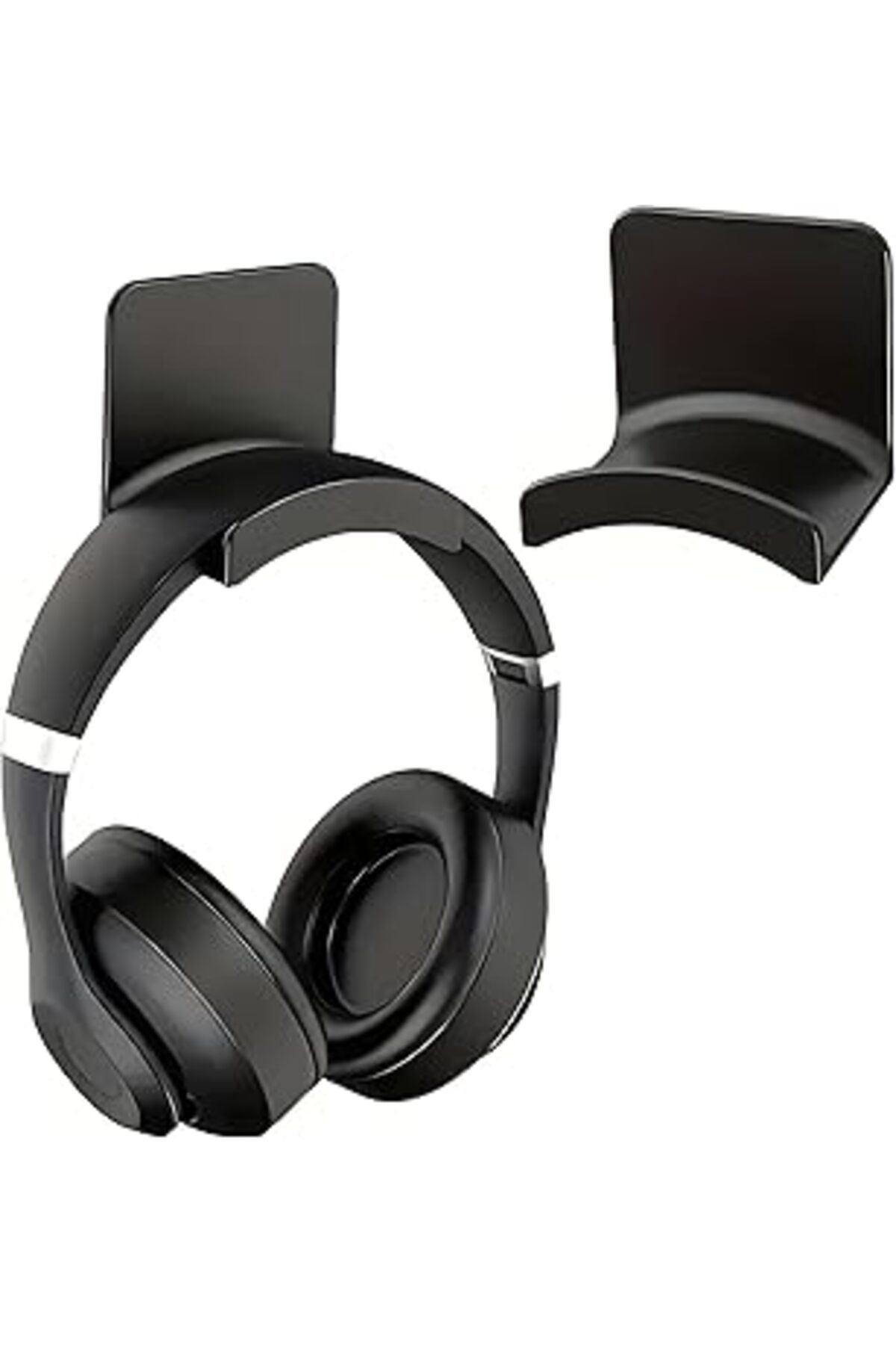 Pazarcan Duvar Montajlı Kulaklık Ve Oyun Controller Tutucu | 2'Li Set | Kendinden Yapışkanlı | Kulaklık Ve C