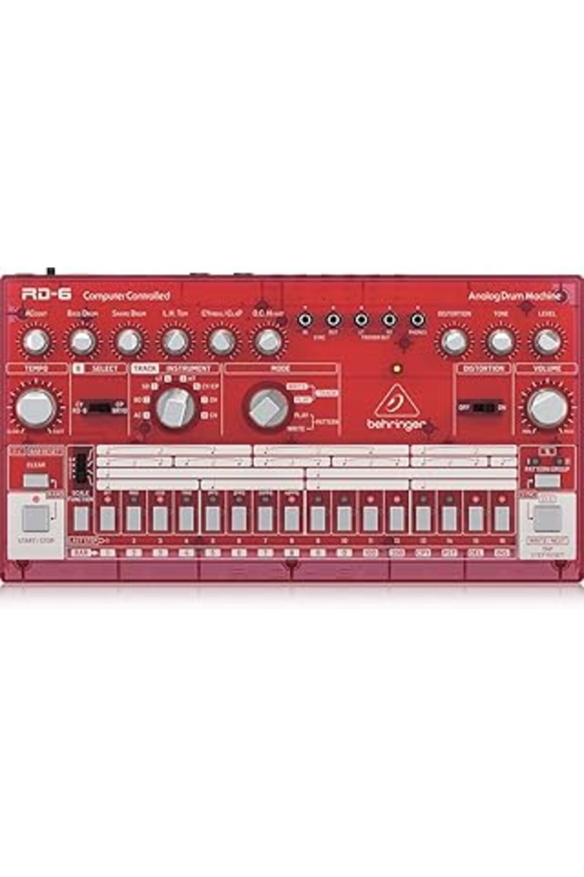 Pazarcan Behringer Rd6-Sb, Klasik Analog Drum Machine (8 Drum Sesi, 16-Adımlı Sequencer Ve Distortion Efekti