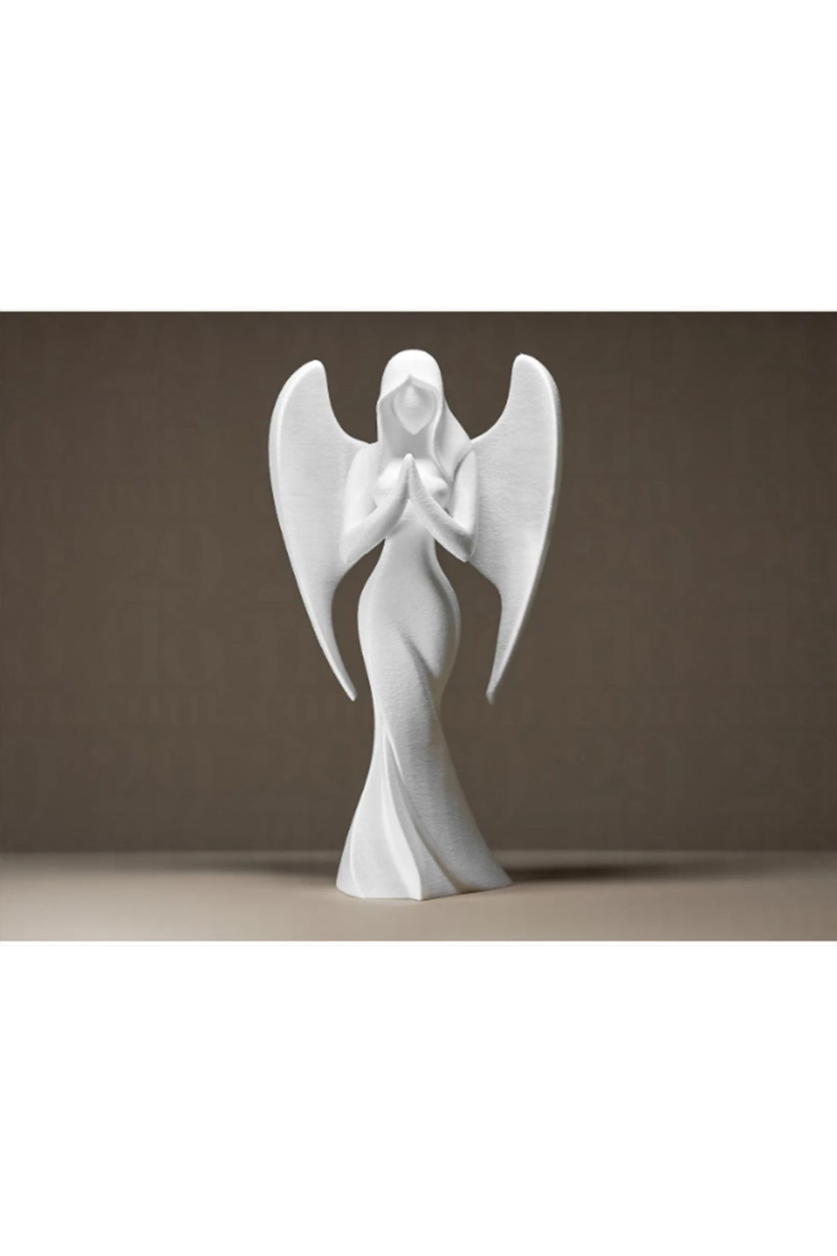 Matris Melek Heykel Biblo Dekoratif Obje 12 Cm 3D BASKI PLASTİK