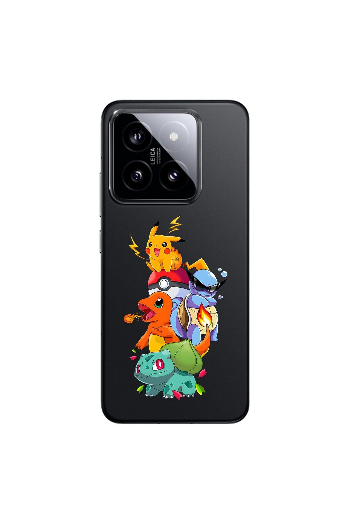 Dali Design Xiaomi Mi 14 Uyumlu Şeffaf Kılıf Pokemon 1 Tasarımlı
