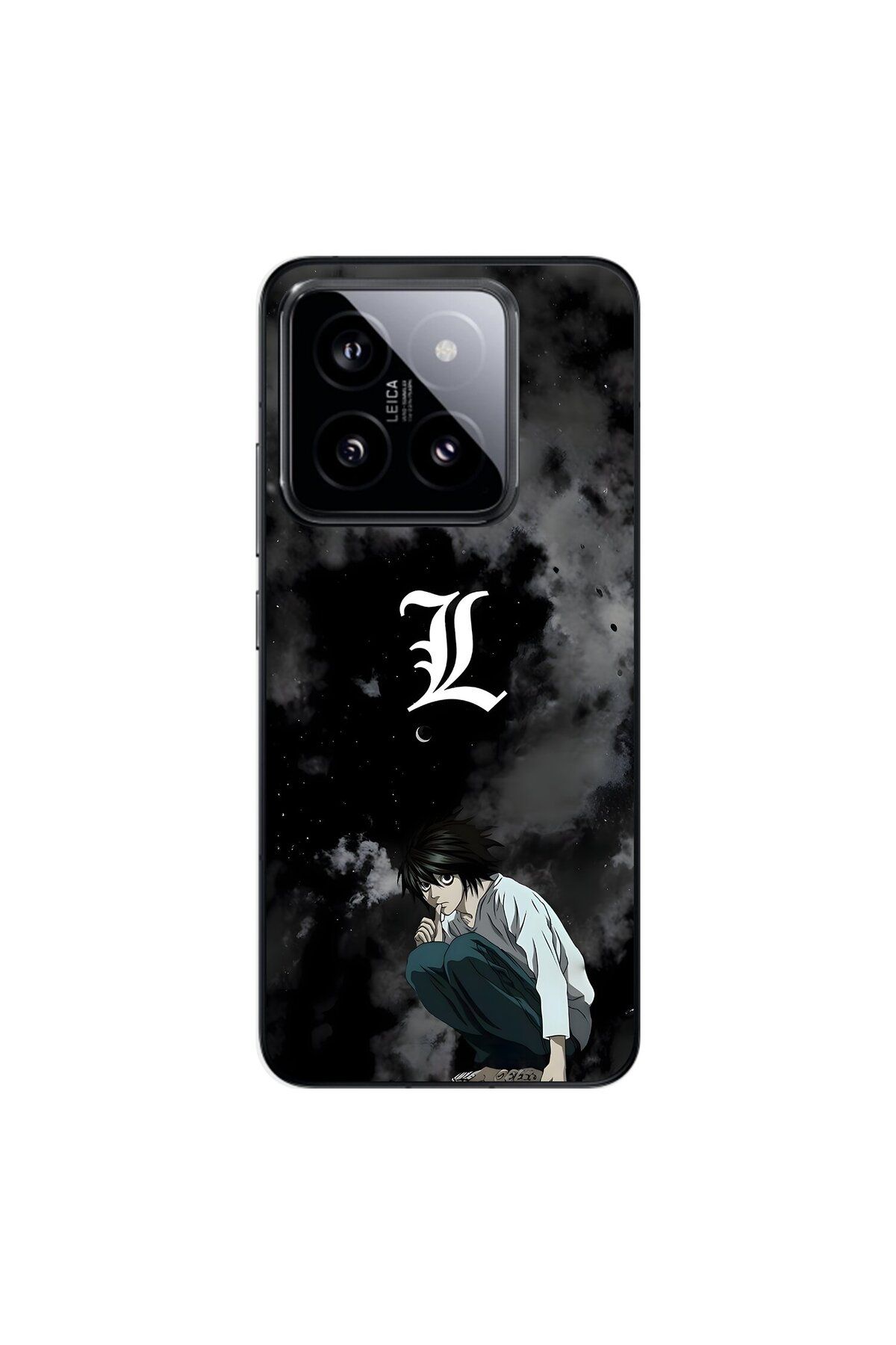 Dali Design Xiaomi Mi 14 Pro Uyumlu Şeffaf Kılıf Death Note 2 Tasarımlı