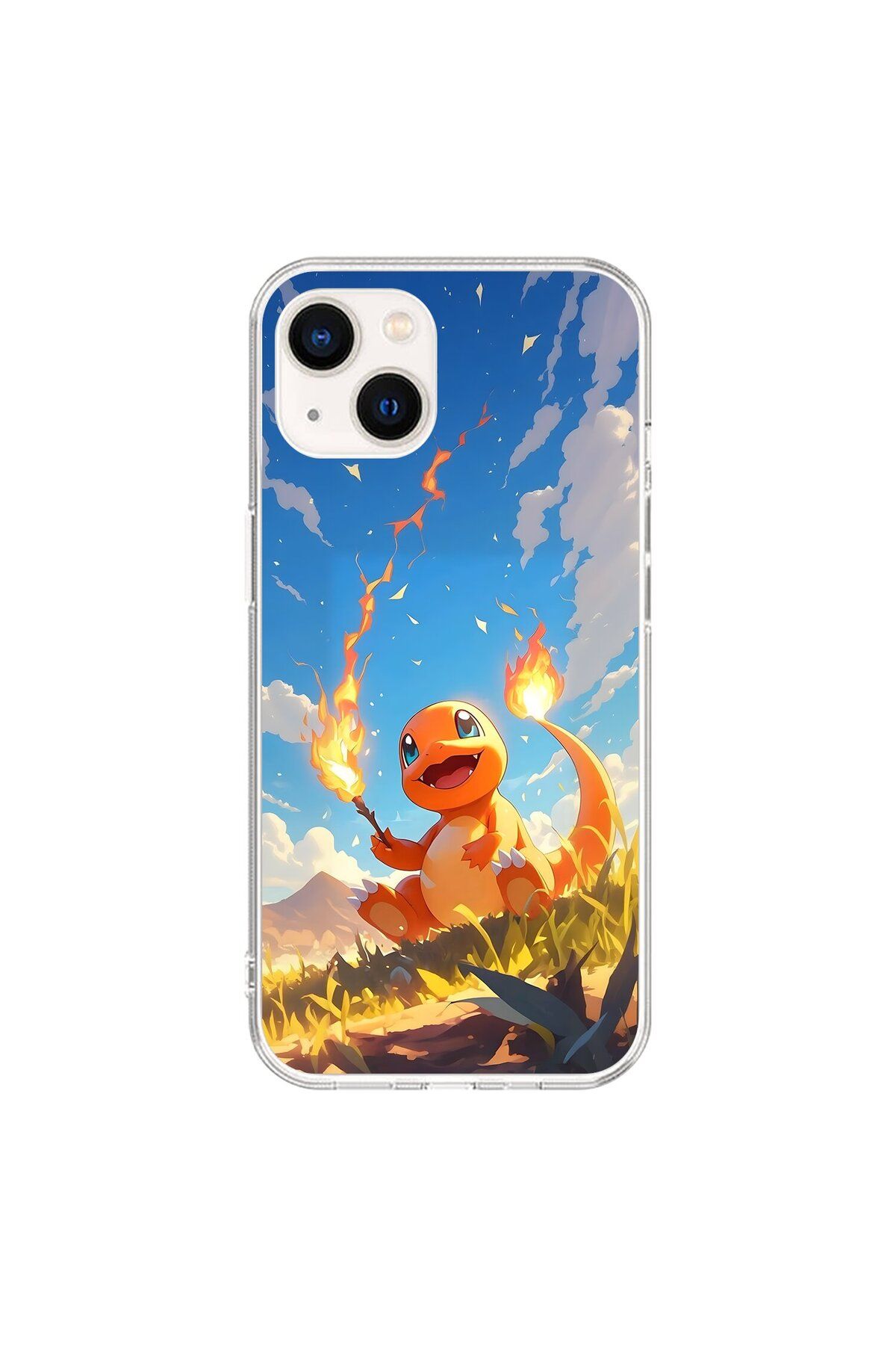 Dali Design iPhone 15 Uyumlu Şeffaf Kılıf Pokemon 5 Tasarımlı