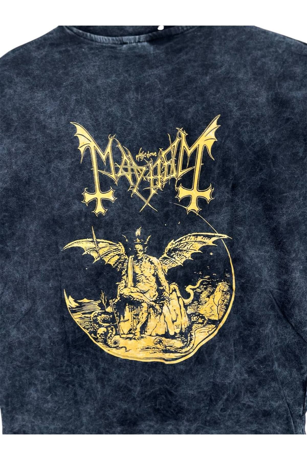 RİSE Mayhem Vintage Yıkamalı T-Shirt
