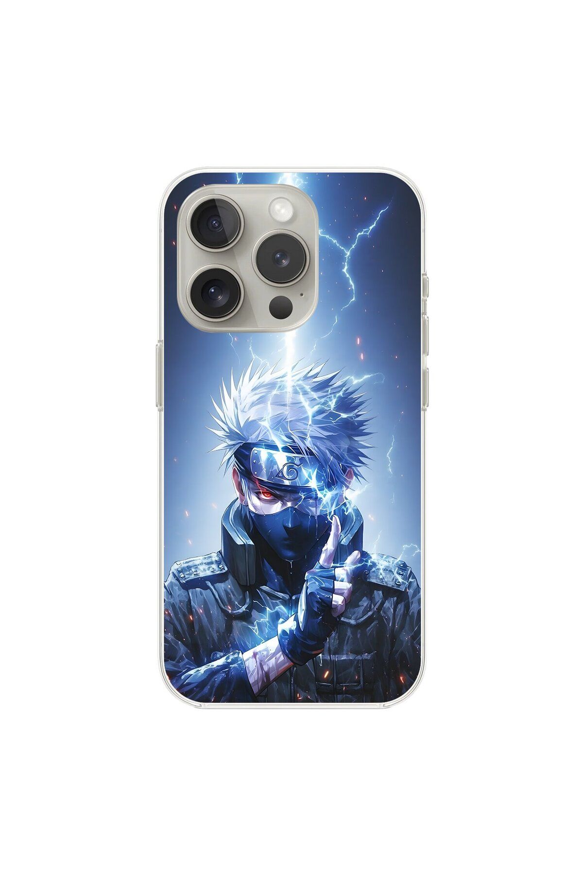 Dali Design iPhone 11 Pro Uyumlu Şeffaf Kılıf Naruto Kakashi Tasarımlı