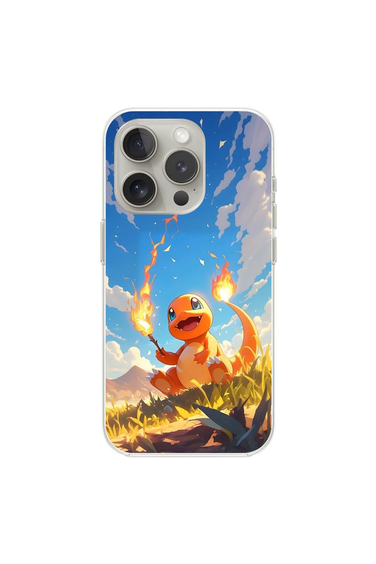 Dali Design iPhone 12 Pro Max Uyumlu Şeffaf Kılıf Pokemon 5 Tasarımlı