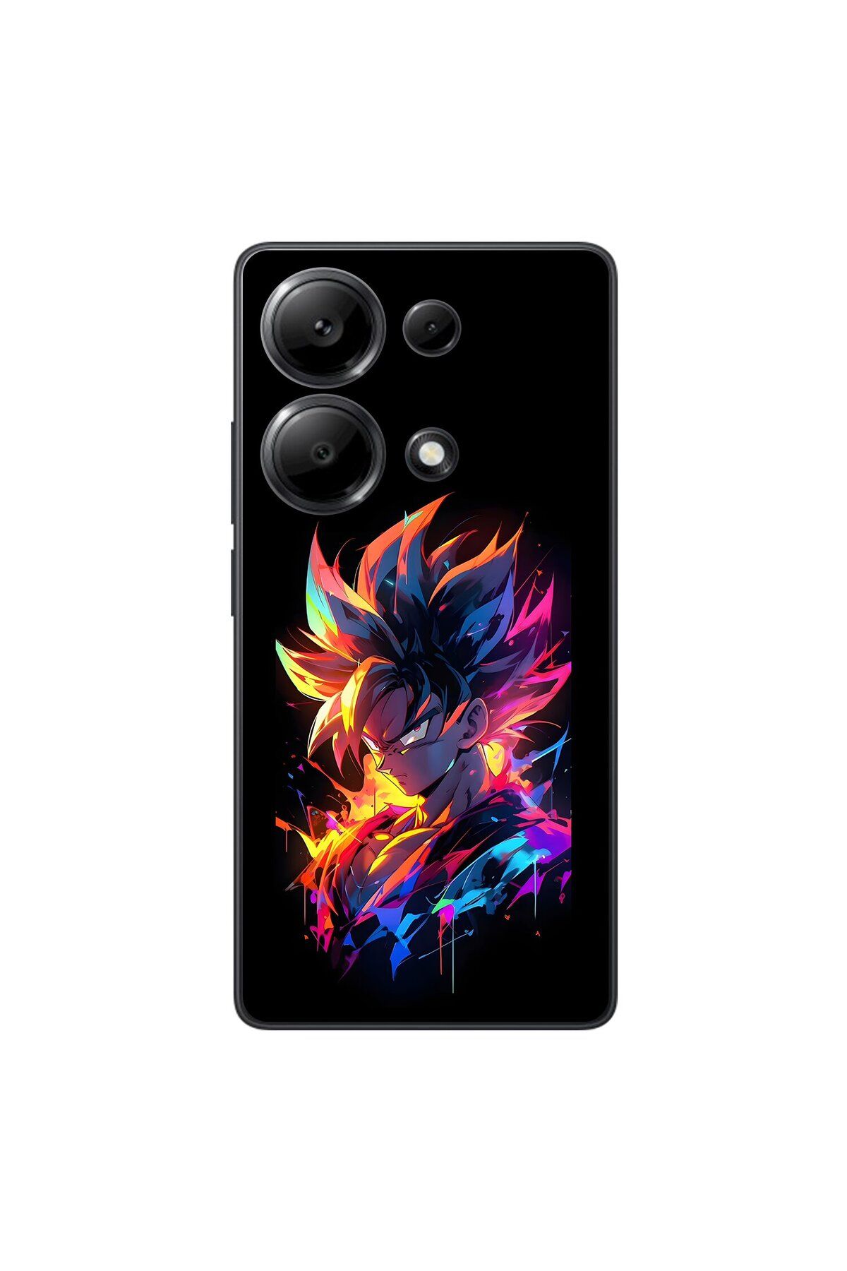 Dali Design Xiaomi Redmi Note 13 Pro Uyumlu Şeffaf Kılıf Dragon Ball-Z 2 Tasarımlı