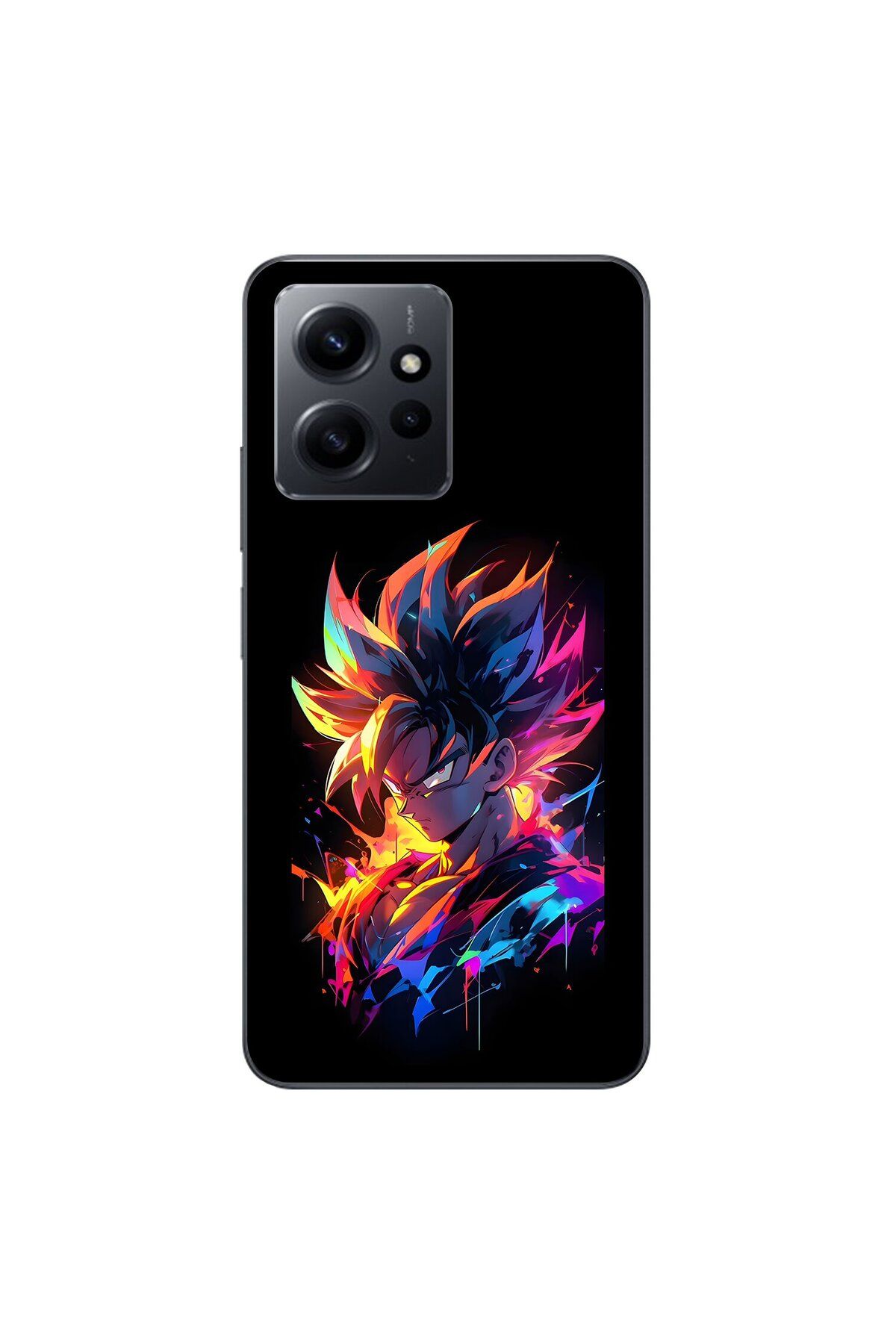 Dali Design Xiaomi Redmi Note 12 Uyumlu Şeffaf Kılıf Dragon Ball-Z 2 Tasarımlı