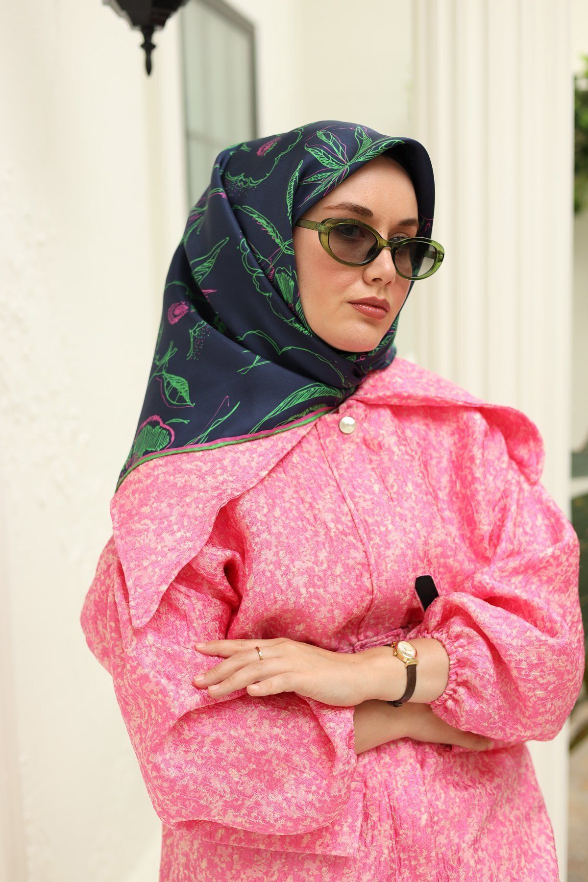 Silk Home-Twill Silk Scarf 11433 - 01 4