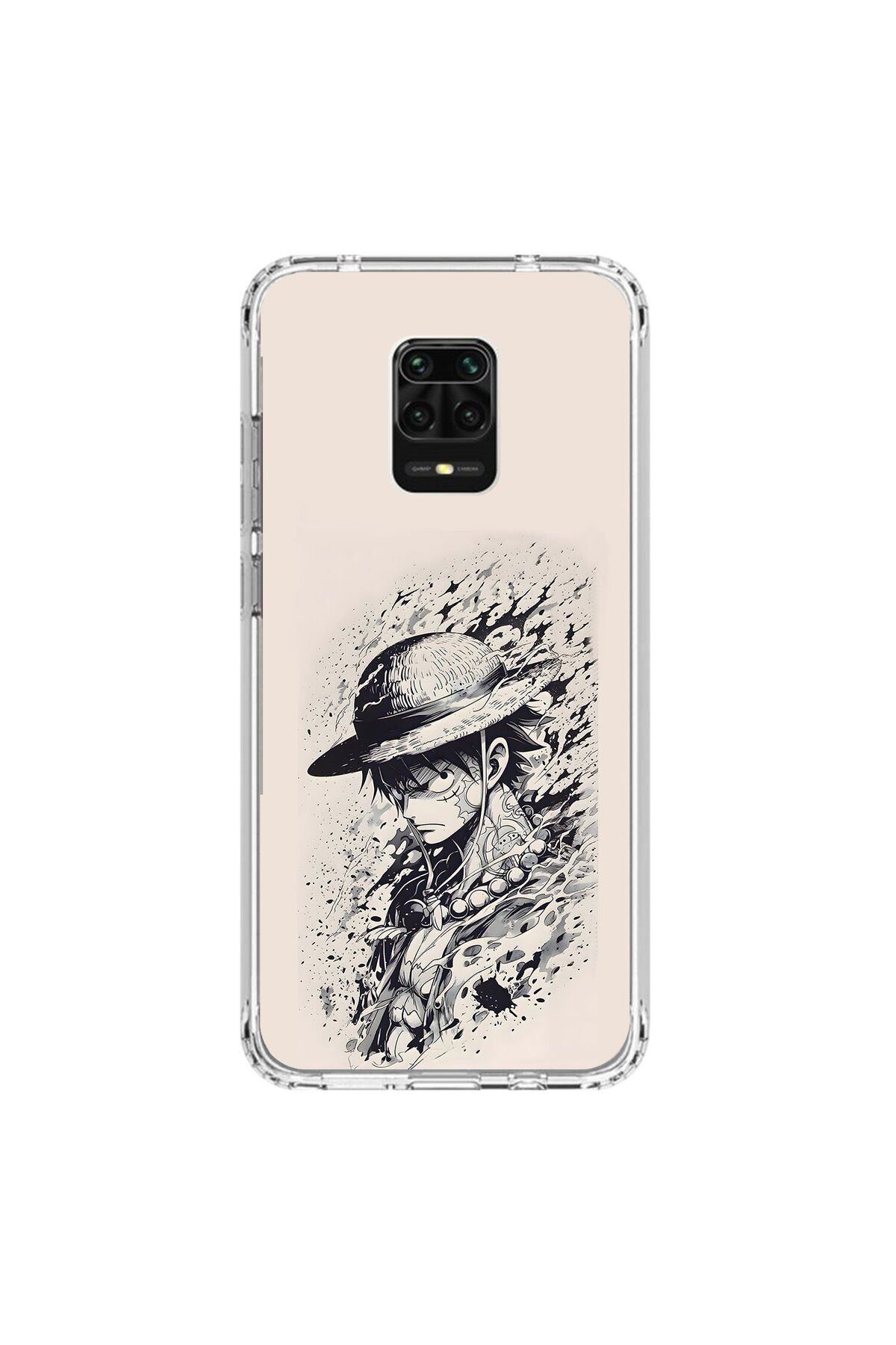 Dali Design Xiaomi Redmi Note 9 Pro Uyumlu Şeffaf Kılıf One Piece 1 Tasarımlı