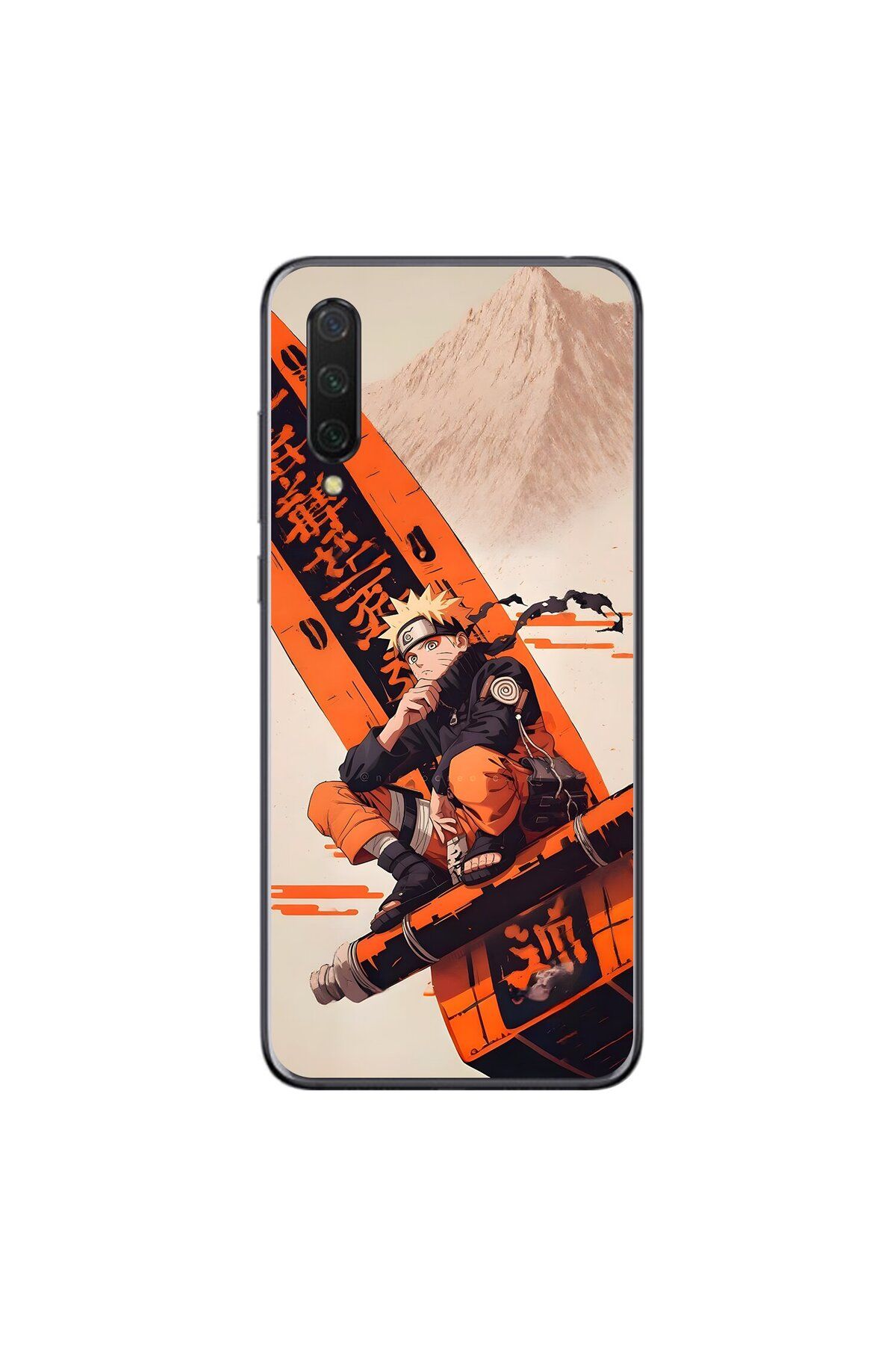 Dali Design Xiaomi Mi 9 Lite Uyumlu Şeffaf Kılıf Naruto Tasarımlı