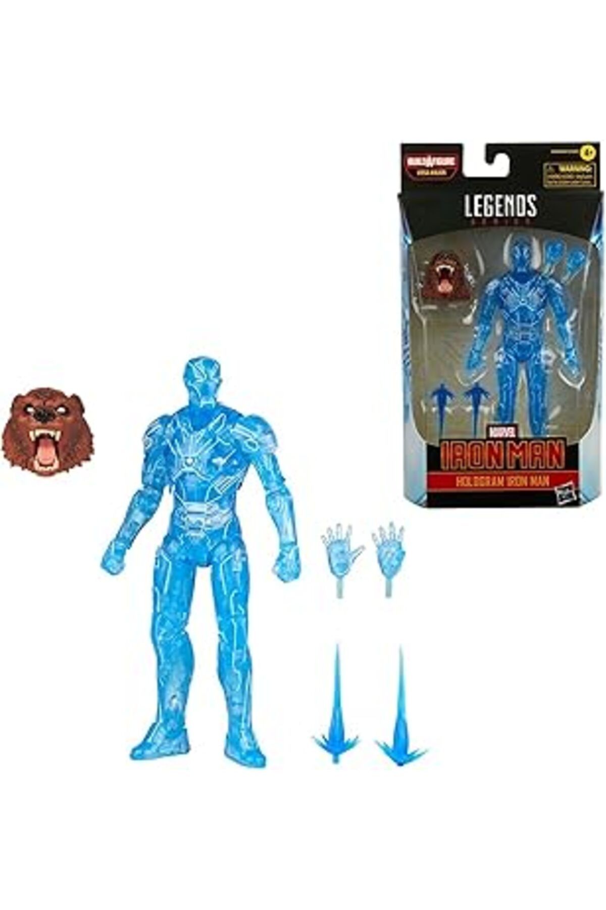 Pazarcan Legends Series Iron Man - Hologram Iron Man Aksiyon Figürü