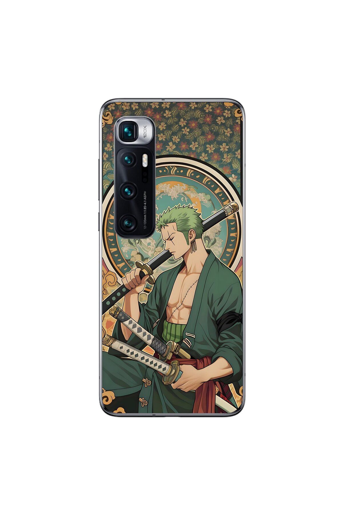 Dali Design Xiaomi Mi 10 Pro Uyumlu Şeffaf Kılıf One Piece 3 Tasarımlı