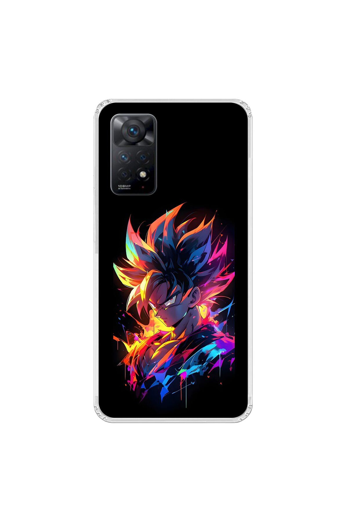 Dali Design Xiaomi Redmi Note 11 Pro Uyumlu Şeffaf Kılıf Dragon Ball-Z 2 Tasarımlı