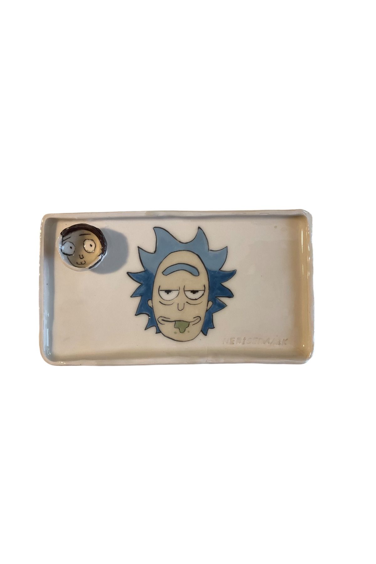 Neriseramik Rick & Morty Seramik Tepsi