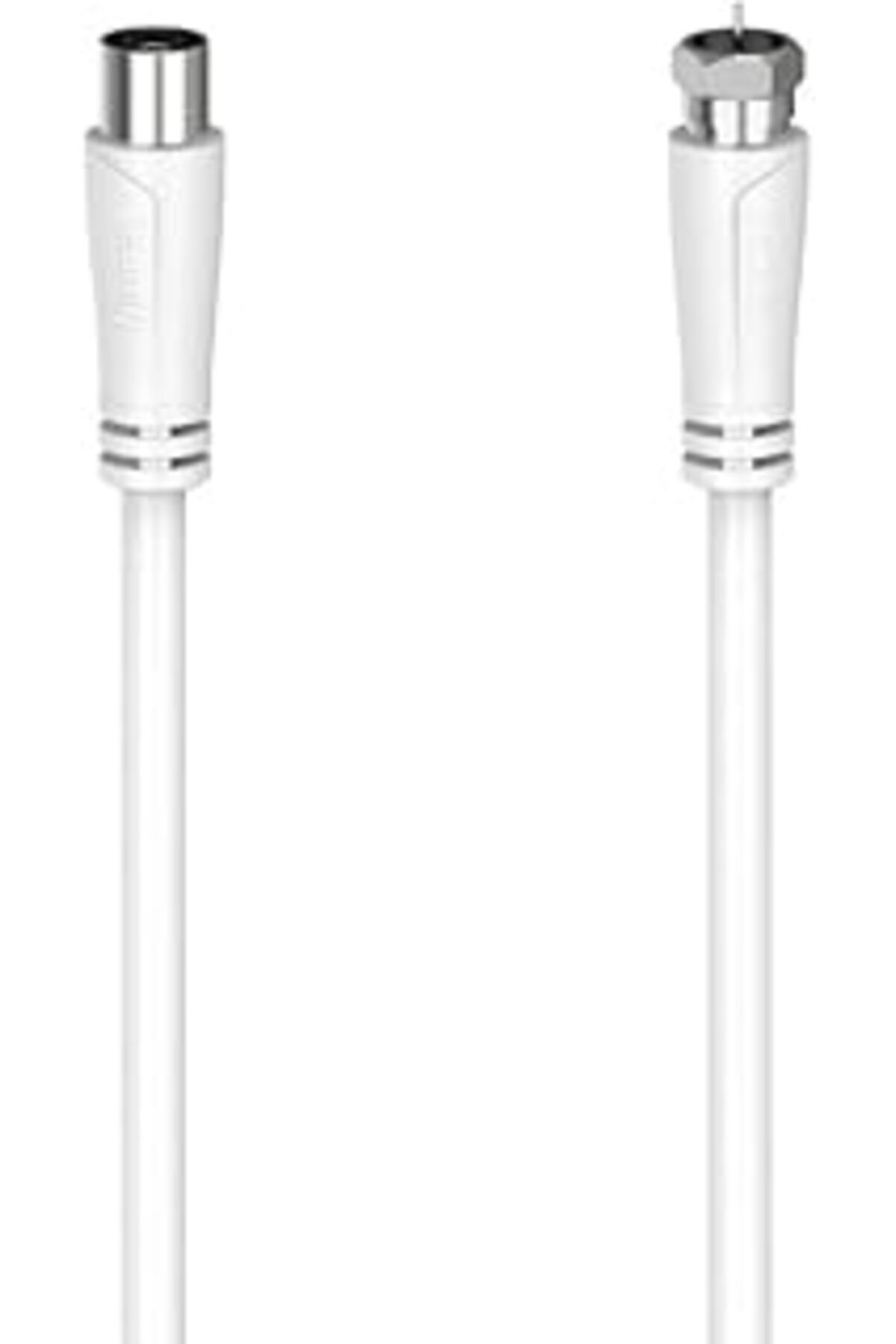 Qedii Hama Sat Kablosu F-Fiş - Koaksiyel Fiş, 1.5M, 90 Db,Byz