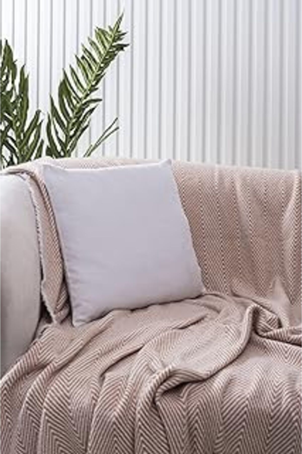 TBSProjects Özsay Home Açık Gri Sade Panorama Kırlent Kılıfı Çok Farklı Renk Seçeneğiyle, 30 X 50