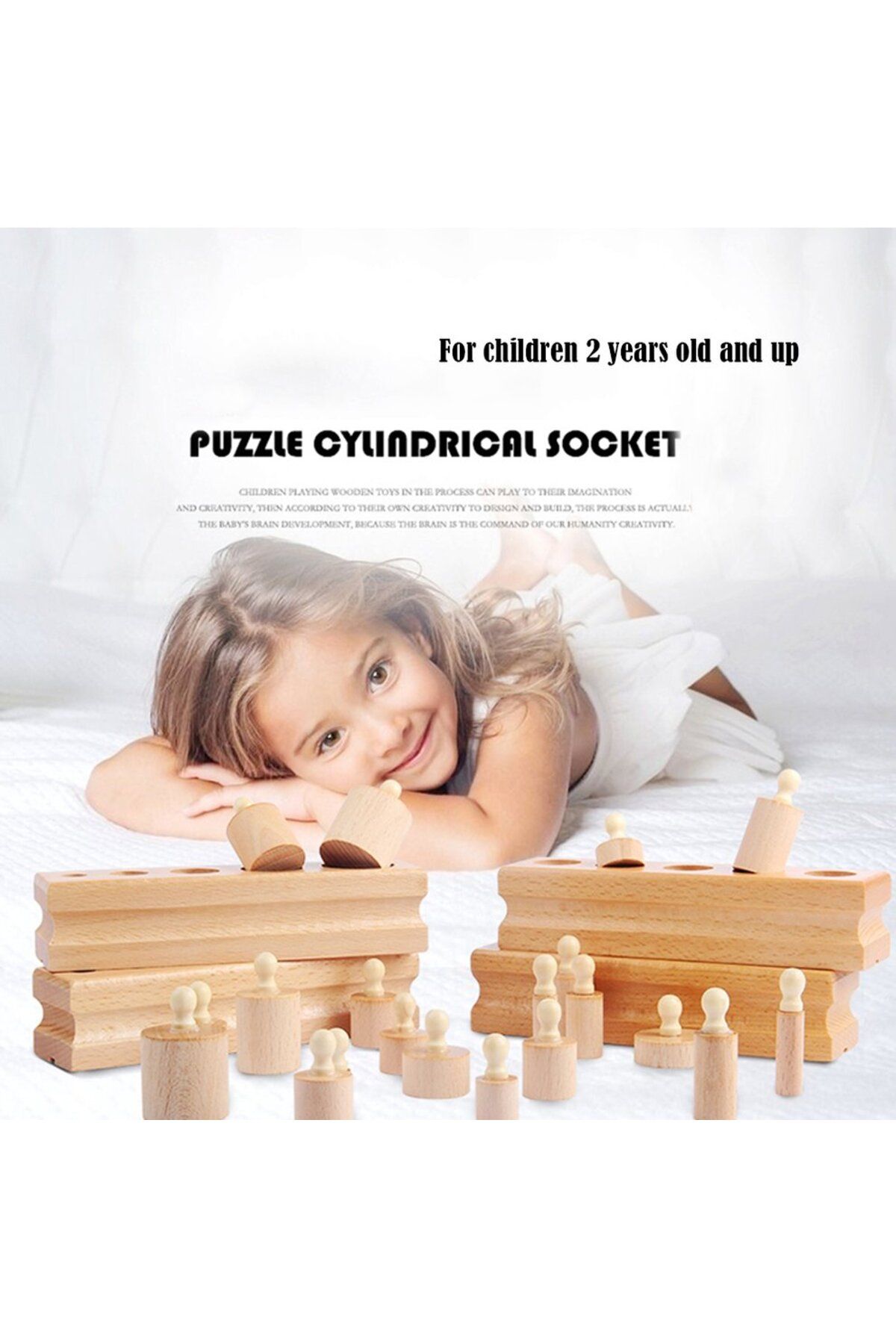 Vision Craft Montessori Socket Matematik Oyuncakları Bloklar