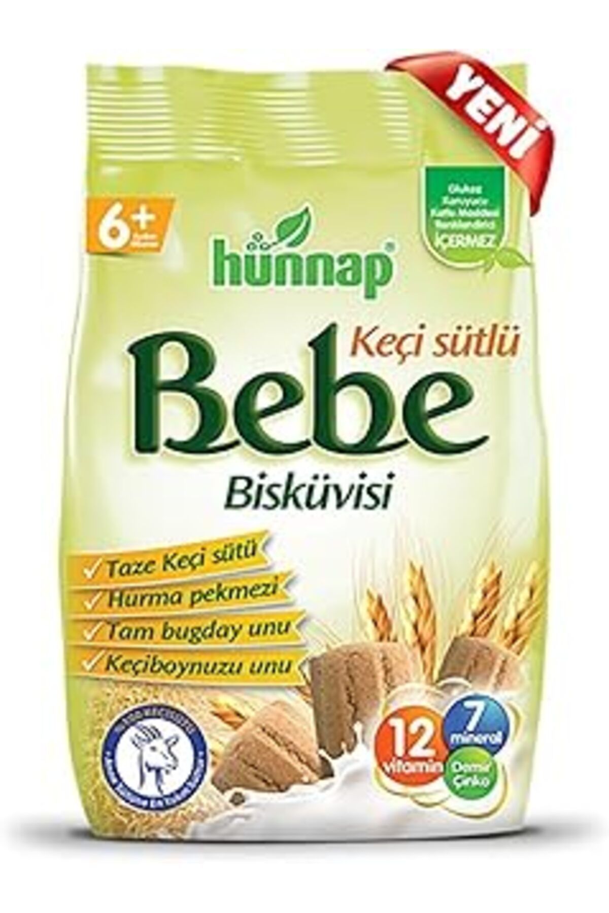 Qedii Hünnap Keçisütlü Vitaminli Bebe Bisküvisi 200Gr