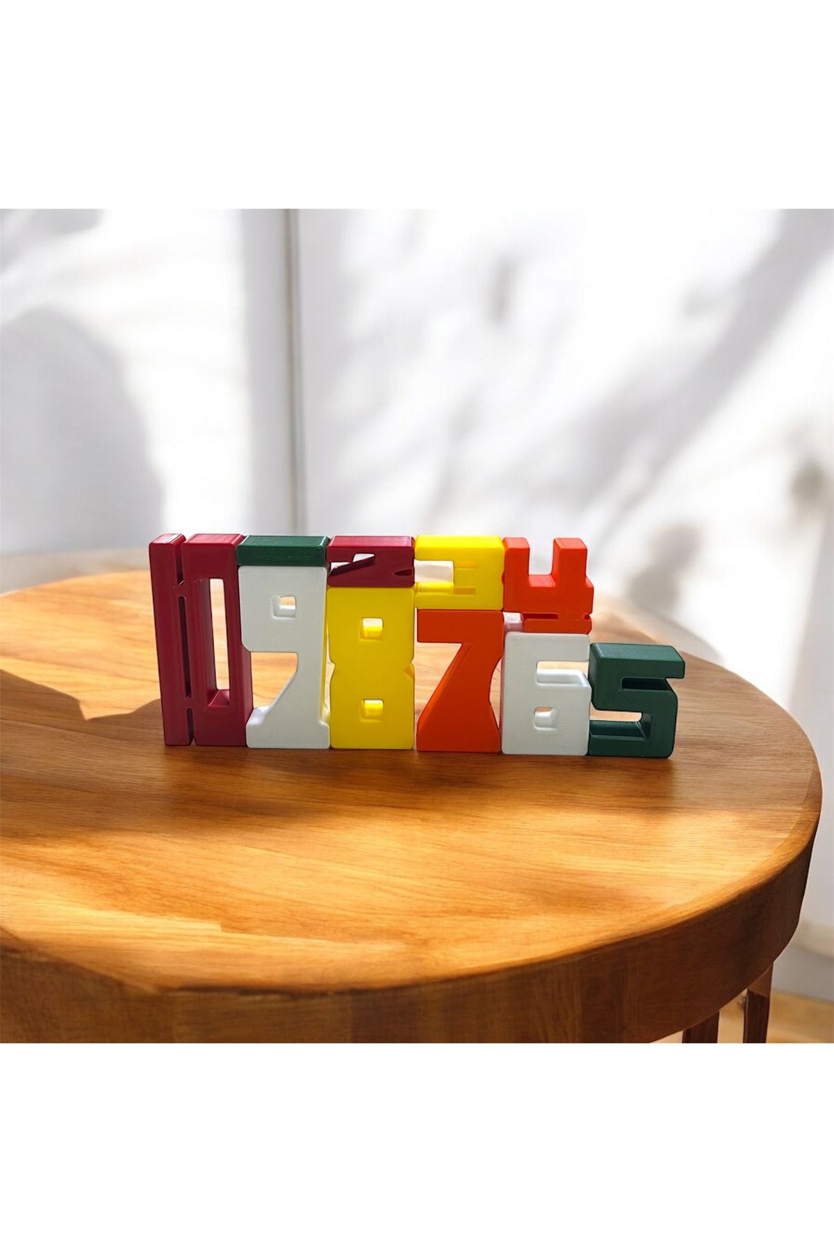 farklı bir hediye Çocuklar için Eğitici toplama oyunu - montessori sayı blokları