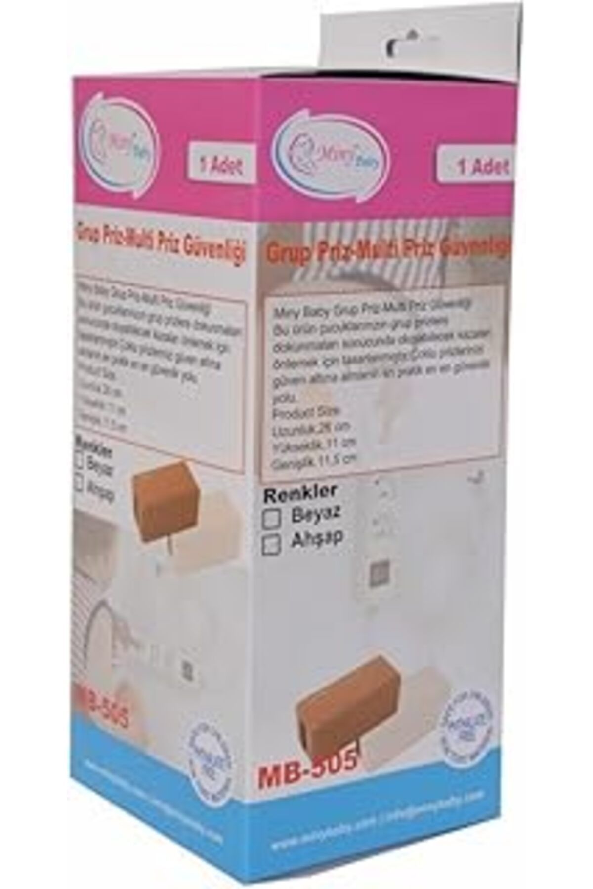 TBSProjects Miny Baby Unisex Grup Priz Multi Priz Güvenliği (Ahşap)