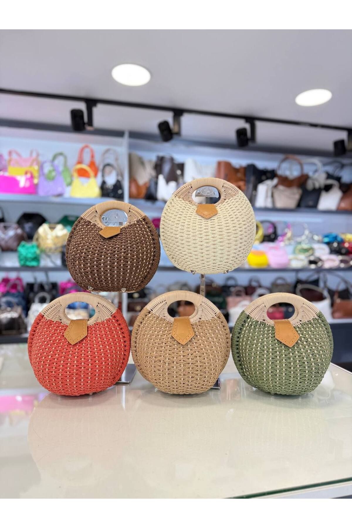 MODAGK İthal Hasır Bohem Çanta
