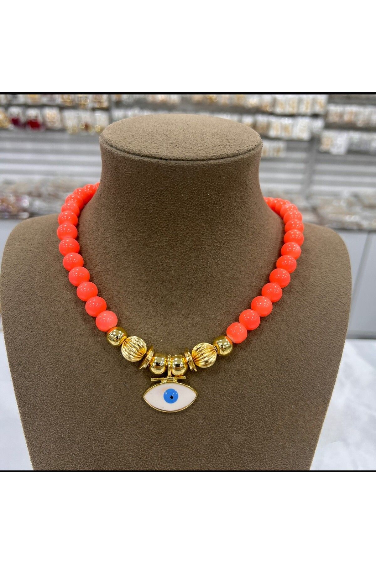HeyYou Jewelry Neon göz kolye