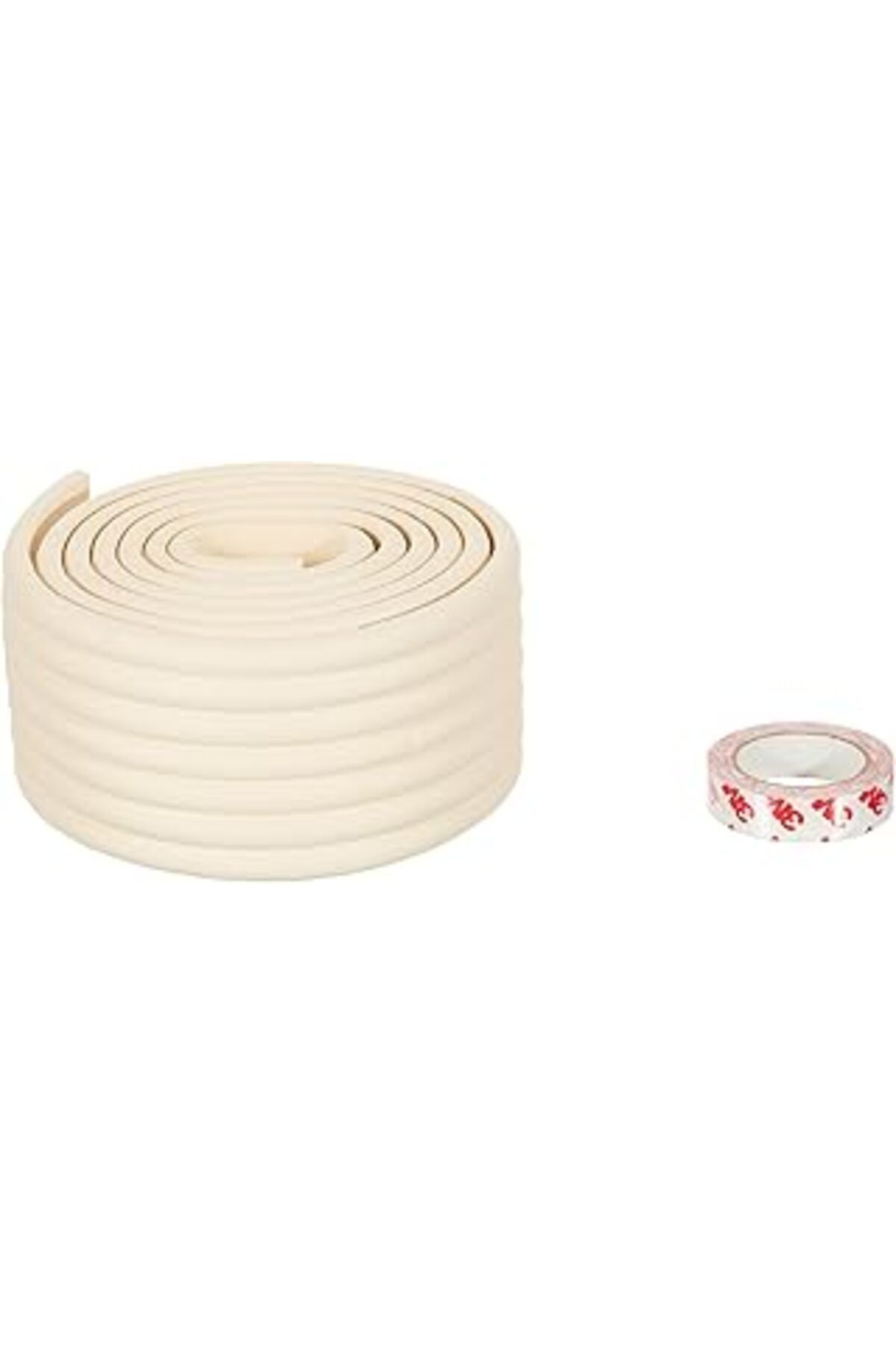 TBSProjects Agubugu Baby Agu-048 Krem Çok Amaçlı Geniş Kenar Koruyucu - Krem, Beyaz