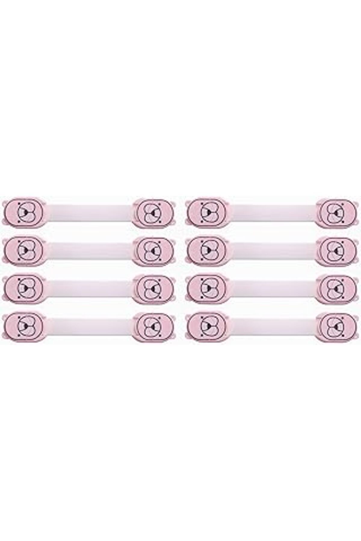 TBSProjects Family Co. Bebek Çocuk Güvenlik Kilidi 8 Adet (PEMBE)