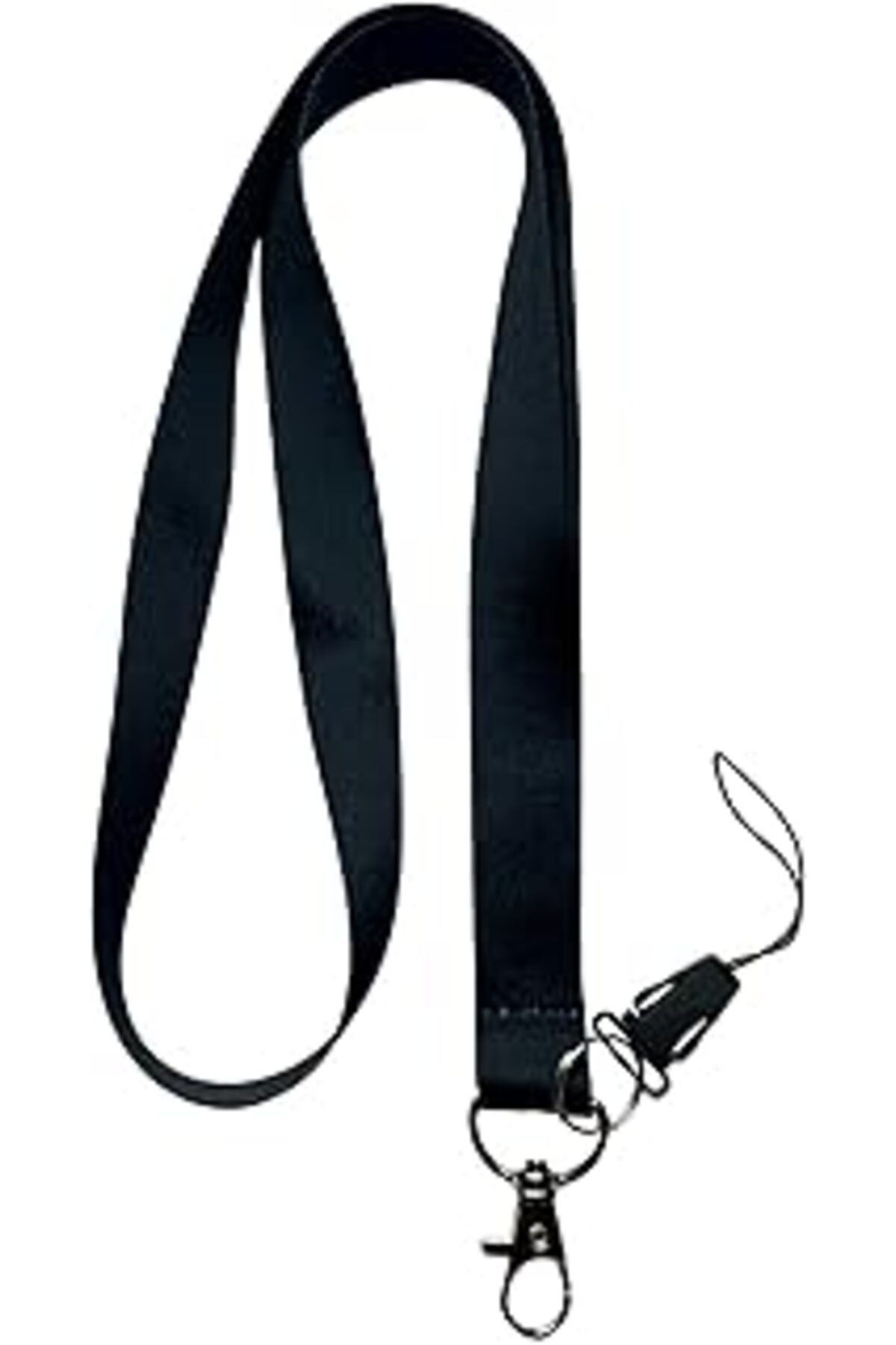TBSProjects Siyah Basic Boyun Ipi Ve Telefon Askısı Lanyard