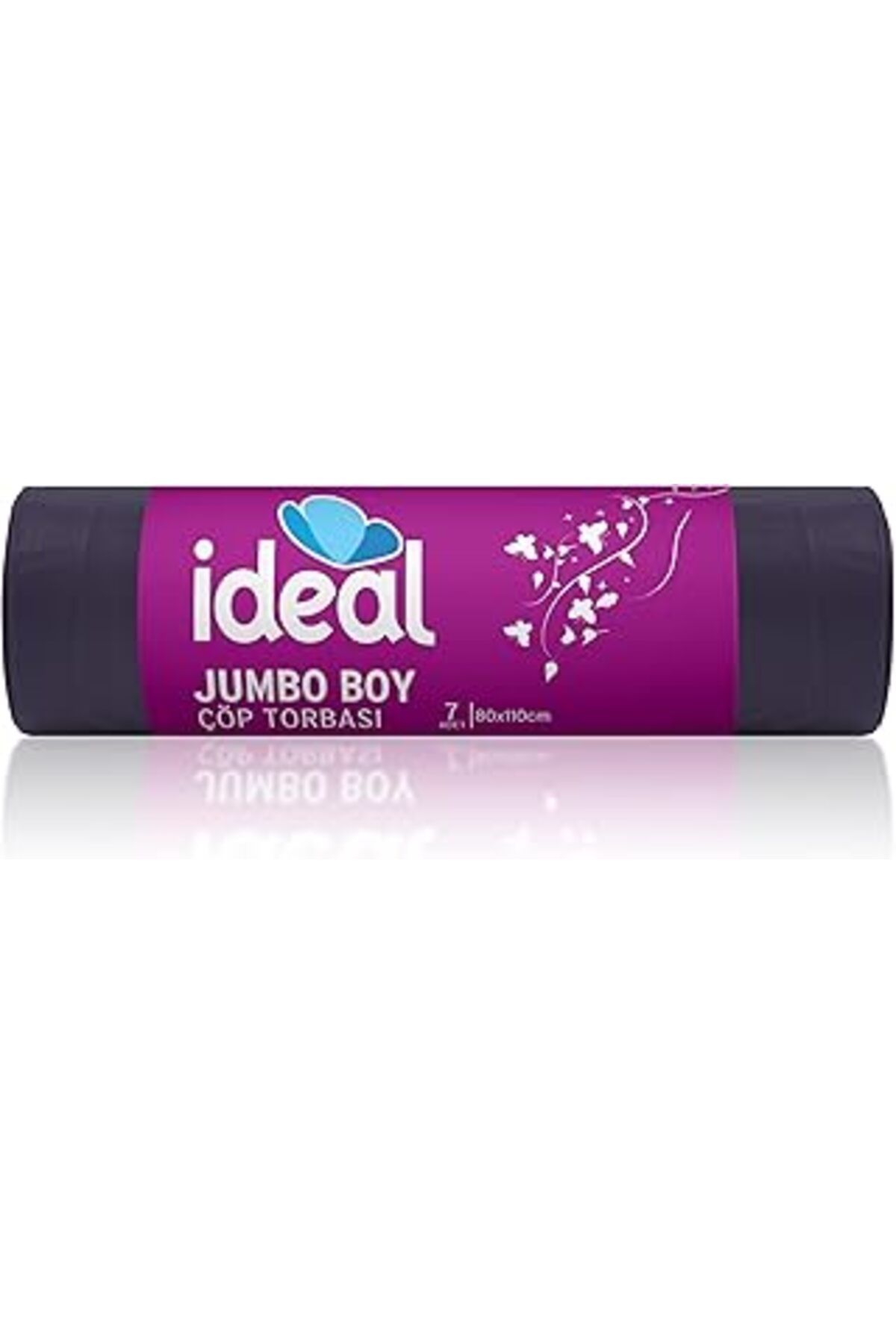 TBSProjects İdeal Boy Çöp Poşeti 7'Li 80X110 Cm, Sızdırmaz Yırtılmaz Boy Çöp Torbası, Geri Dönüştürülebilir Atı