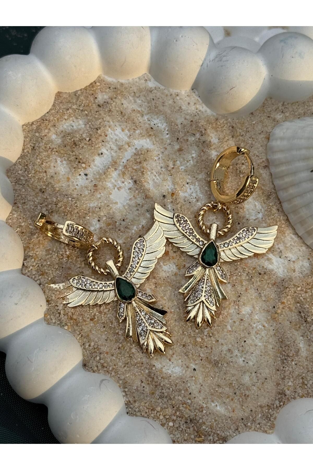 Store Emerald Phoenix Küpe