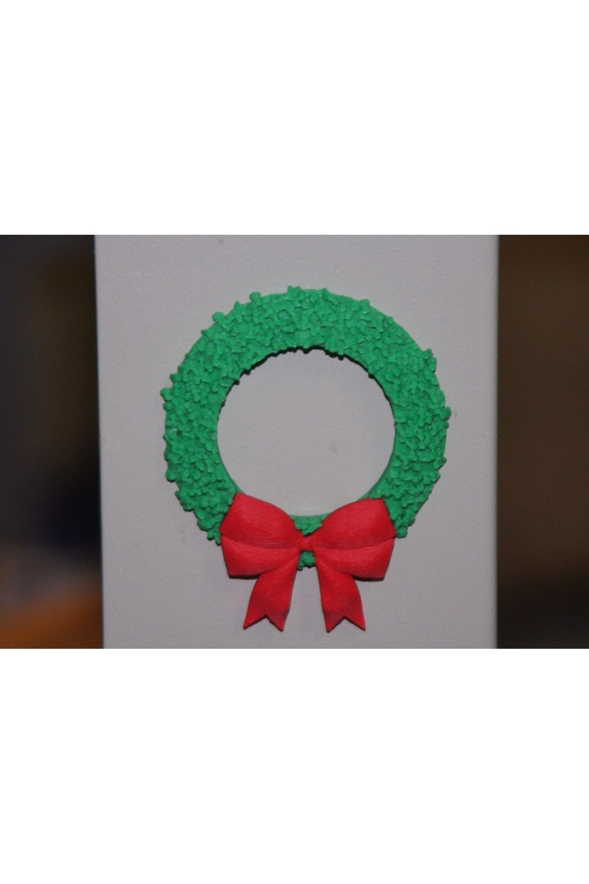 Vision Craft Noel çelenk buzdolabı mıknatısı (3 Adet)