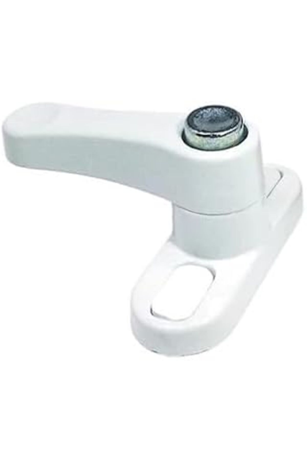 TBSProjects Pvc Pencere Emniyet Güvenlik Kilidi Düğmeli Metal Beyaz (1, Beyaz)