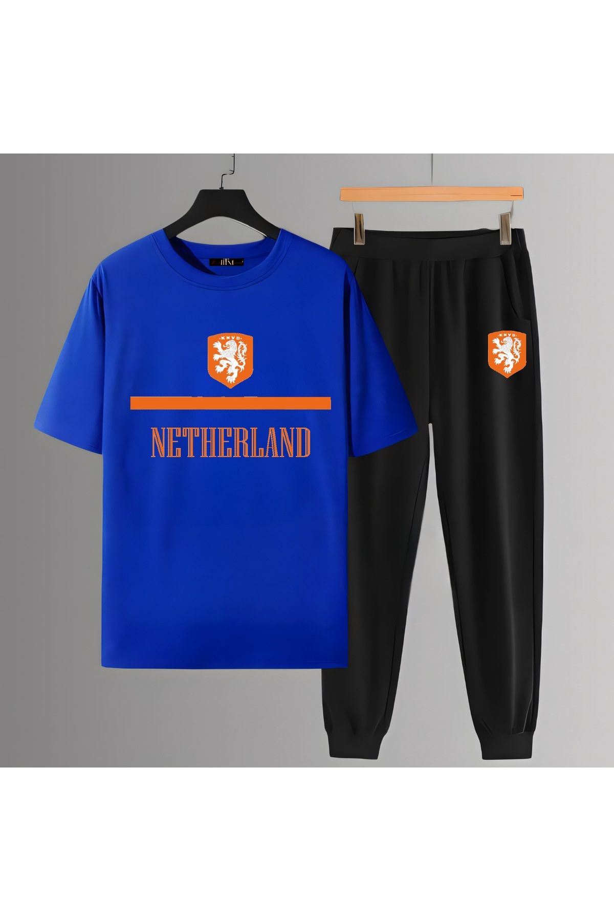 Biy Store Hollanda milli takım forma futbol baskılı unisex kısa kollu erkek tişört kadın t-shirt eşofman takım