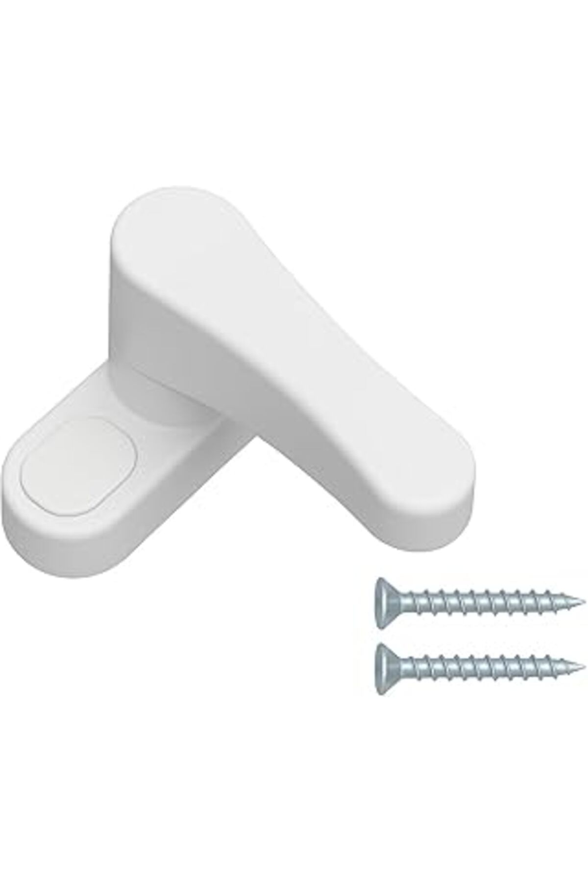 TBSProjects Lirazon 5 Adet Pimapen Pvc Pencere Emniyet Kilidi, Güvenliği, Beyaz, Vidalı Montaj