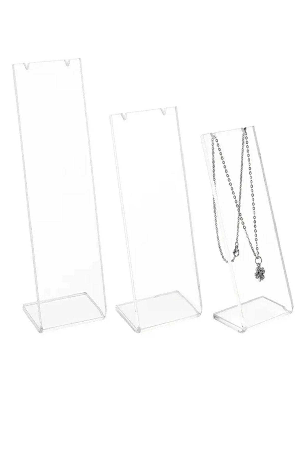 SeHa Design SeHa Pleksi Kolye Takı Standı ( 3'lü set ) 3 mm Kalınlık
